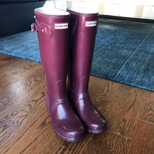 Purple Hunter Rainboots